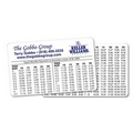 Standard Amortization Card (2 1/8"x 3 3/8"x0.01)